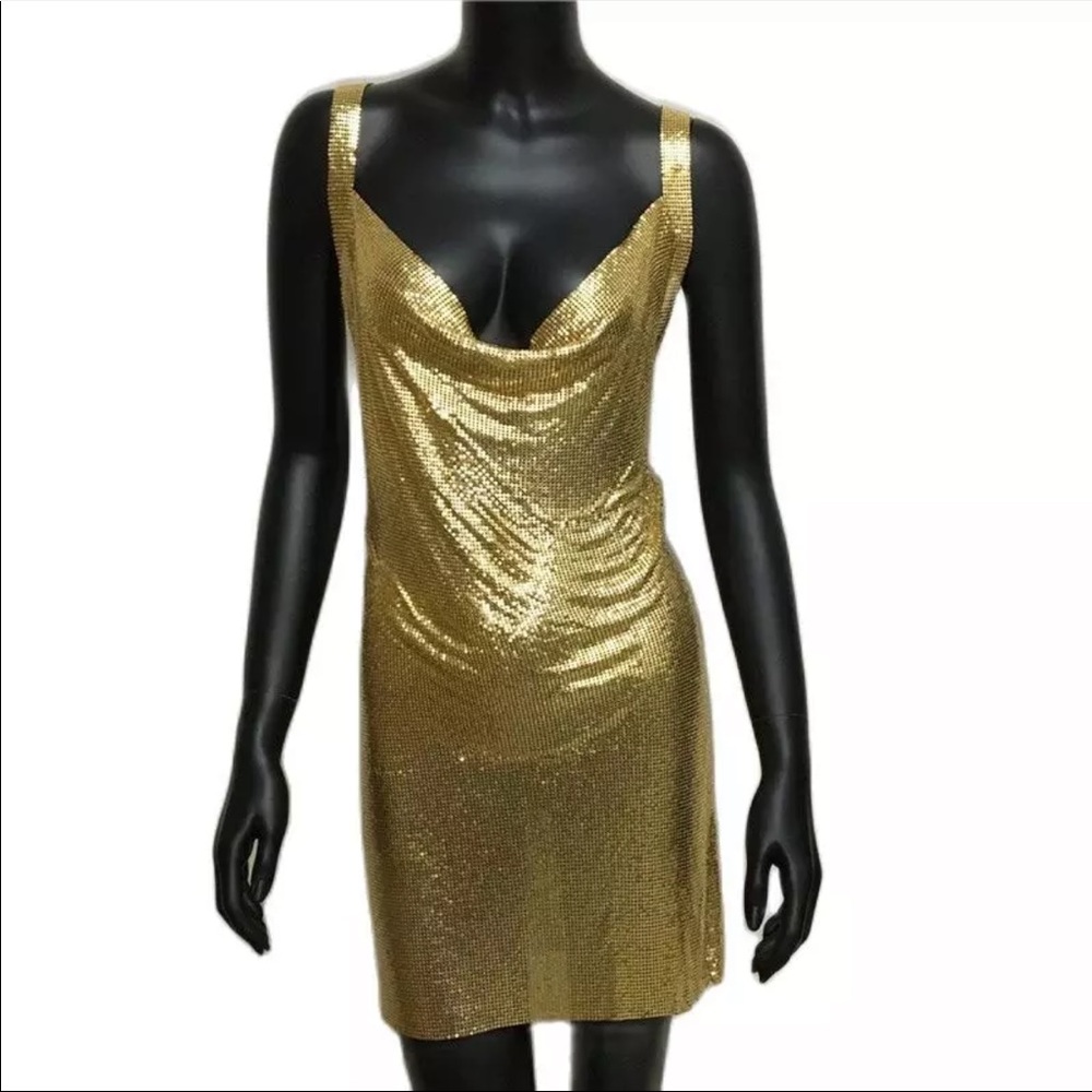 Gold dress